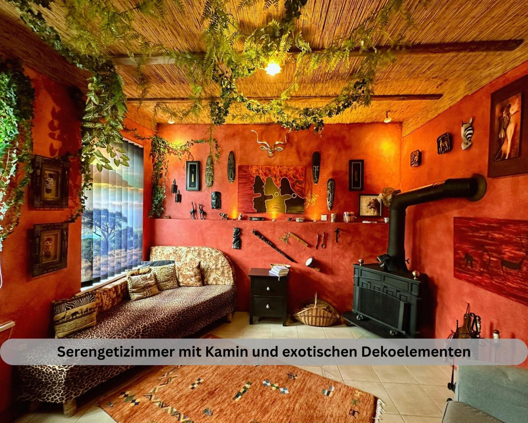 Lodge Of Africa - Einzigartige Themenzimmer, Eingezaeunten Garten, Sauna, Whirlpool & Kamin, Hunde Willkommen, Gasgrill, Voll Ausgestattete Kueche, Grosser Essbereich, Hamburg & Stade In Der Naehe Twielenfleth Екстериор снимка